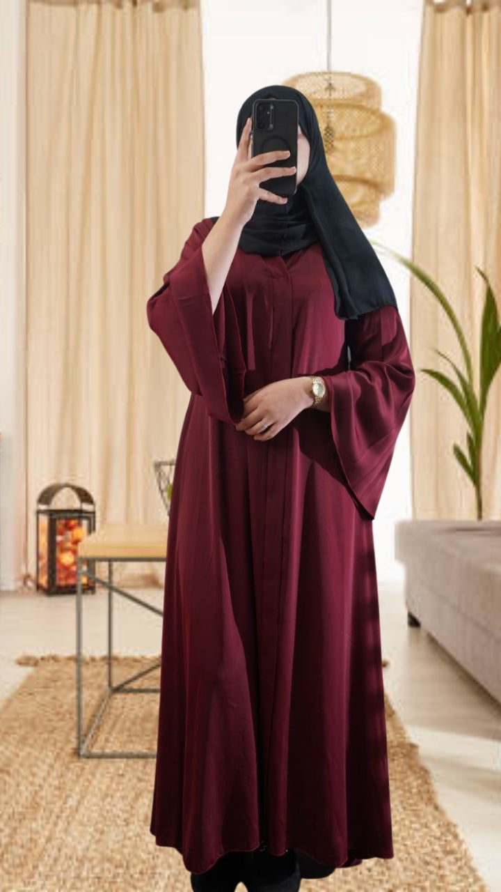 Abaya Simple rouge