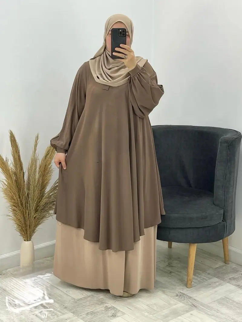 Abaya Marwa 3 pièces