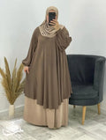 Abaya Marwa 3 pièces